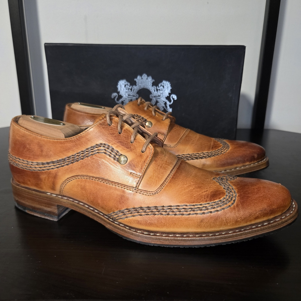 Jose & Markham “Hendrix” Dress Shoes – Brown – Size 8 – Goodyear Welt